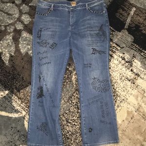 SUPER stylish Midnight Velvet black jeans